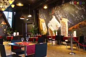 tavoli ristorante del Belgio in Expo