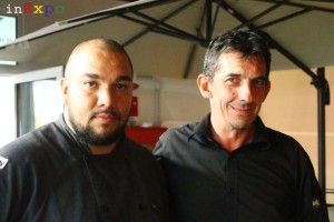 Alejandro Santander e Carlo Bosio ristorante Bésame Mucho in Expo