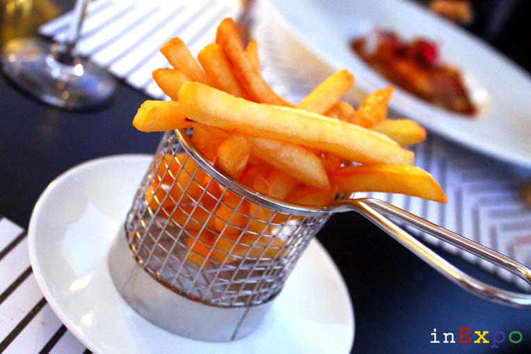 French fries ristorante francese Café des Chefs in Expo