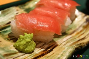 sushi tuna nigiri ristorante giapponese in Expo