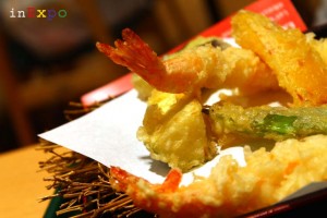 Tempura misto ristorante giapponese in Expo